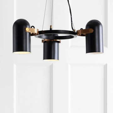 Eugenio Adjustable Metal LED Chandelier - JONATHAN Y